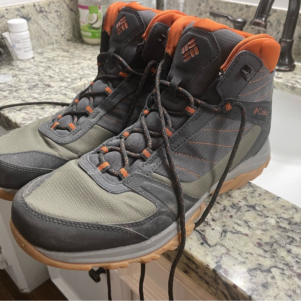 Columbia hiking shoes.